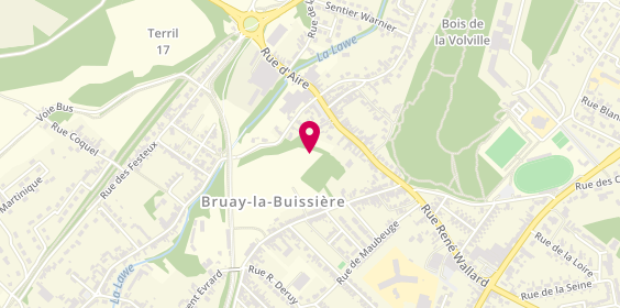 Plan de Créa'tif, 340 Rue Cadot, 62700 Bruay-la-Buissière