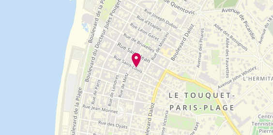 Plan de Salon Serge, 39 Rue Saint-Louis, 62520 Le Touquet-Paris-Plage