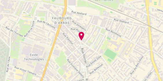 Plan de L'Elégance Coiffure, 84 Rue Garibaldi, 59000 Lille