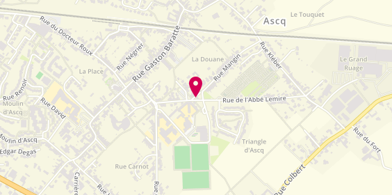 Plan de Lc Coiffure, 11 Rue de l'Abbé Lemire, 59491 Villeneuve-d'Ascq