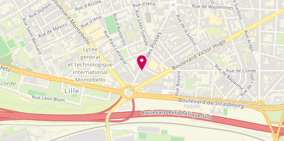 Plan de Boucif'Coiff', 257 Rue des Postes, 59000 Lille