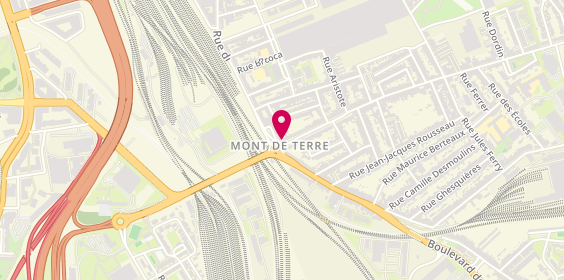 Plan de Nuances Coiffure, 5 Rue Mattéotti, 59000 Lille