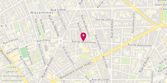 Plan de Coiffure Hommes, 130 Rue Wazemmes, 59000 Lille