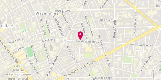 Plan de Salon Kirat, 150 Rue Wazemmes, 59000 Lille