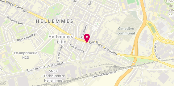 Plan de Véronique V, 252 Rue Roger Salengro, 59260 Lille