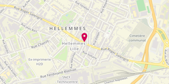 Plan de LARU Lionel, Hellemmes Lille 237 Rue Roger Salengro, 59260 Lille