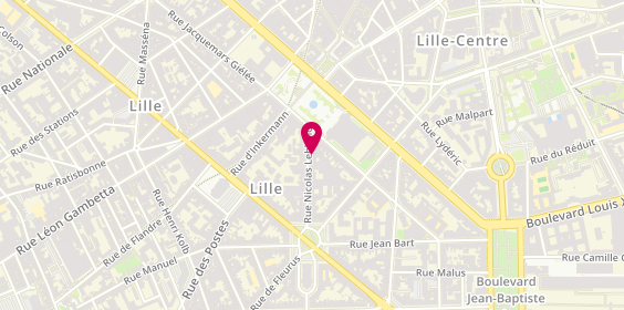 Plan de Fam'us, 11 Rue Nicolas Leblanc, 59000 Lille