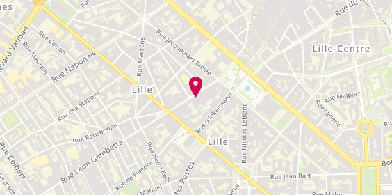 Plan de Mon Coiffeur Exclusif, 69 Rue Léon Gambetta, 59000 Lille