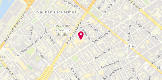 Plan de Top Coiffure, 178 Rue des Bois Blancs, 59000 Lille