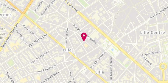 Plan de Palistro, 5 Place Broquelet, 59000 Lille