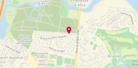Plan de Beleza Coiffure, 18 Rue Pasteur, 59650 Villeneuve-d'Ascq