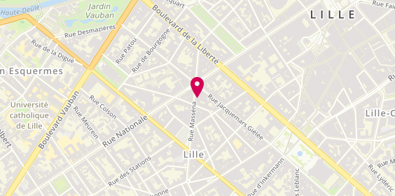 Plan de Anne-So' Chic, 11 Rue Masséna, 59000 Lille