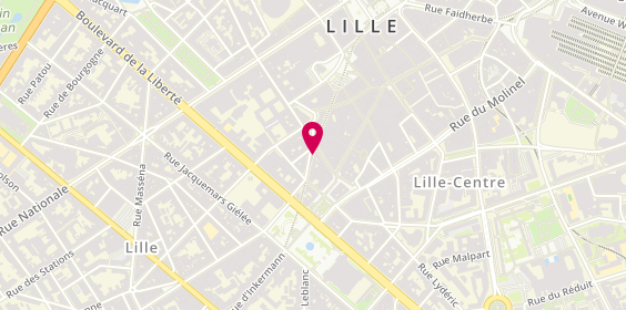 Plan de Camille Albane, 21 Rue de L&#039;Hopital Militaire, 59000 Lille
