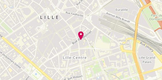 Plan de Markus Paris, 53 Rue du Molinel, 59800 Lille