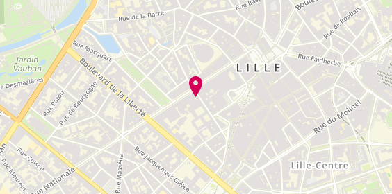 Plan de Alexandre Bruno, 51 Rue de l'Hôpital Militaire, 59800 Lille