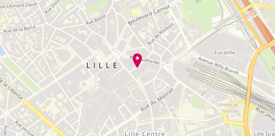 Plan de La Maison du Coloriste Lille, 18 Rue des Ponts de Comines, 59800 Lille