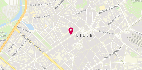 Plan de Jean Louis David - Coiffeur Lille, 42 Rue Nationale, 59800 Lille