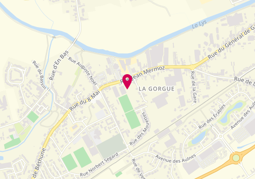 Plan de Espace Coiffure Mickael, 16 Rue Jean Mermoz, 59253 La Gorgue