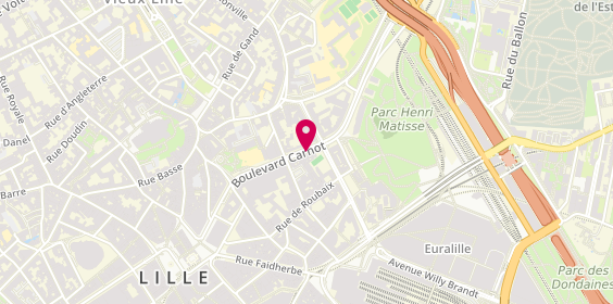 Plan de Ethnicia, 62 Boulevard Carnot, 59800 Lille