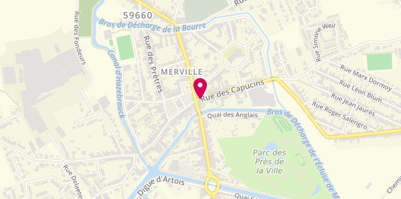 Plan de Pierre Feuille Ciseaux, 2 Rue des Capucins, 59660 Merville