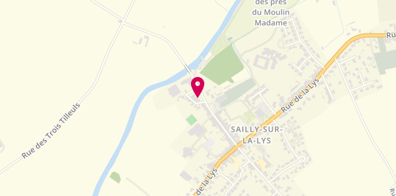 Plan de La Perle de Ciseaux, 2 Rue du Rietz, 62840 Sailly-sur-la-Lys