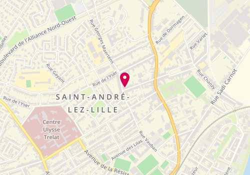 Plan de Stamper Claude, 46 Rue Jeanne d'Arc, 59350 Saint-André-lez-Lille