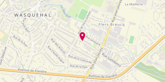Plan de L'Atelier de Val, 76 Rue de Wasquehal, 59491 Villeneuve-d'Ascq
