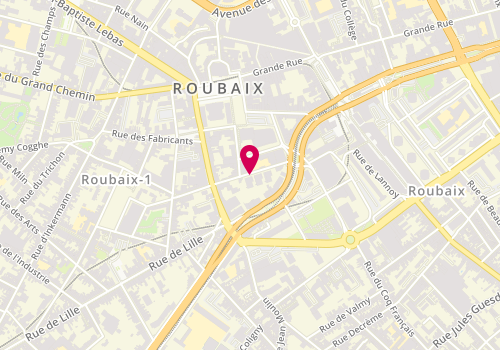 Plan de RONSE Elodie, Aptt 32
16 Rue de la Poste, 59100 Roubaix
