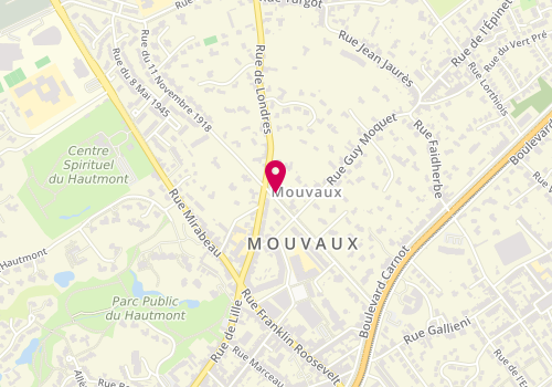 Plan de Xxl Coiffure, 431 Rue de Tourcoing, 59420 Mouvaux