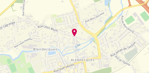 Plan de Côté Coiffure, 32 Rue Roger Salengro, 62575 Blendecques