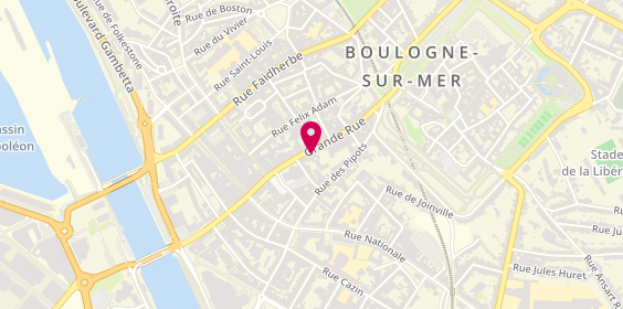 Plan de Dom Arri Coiffure, 26 Grande Rue, 62200 Boulogne-sur-Mer
