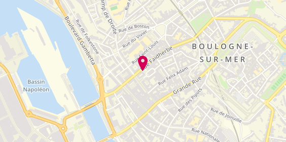 Plan de MOREL Martine, 6 Place Gustave Charpentier, 62200 Boulogne-sur-Mer
