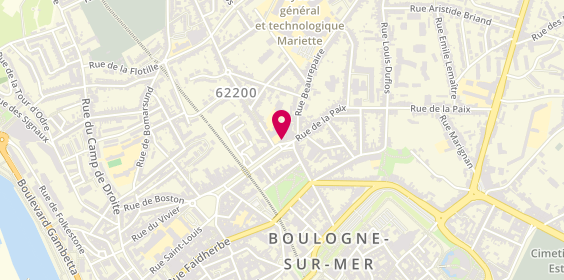 Plan de Coraline Coiffure, 89 Boulevard de Clocheville, 62200 Boulogne-sur-Mer