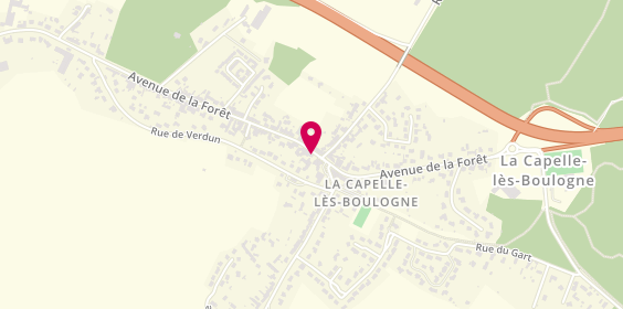 Plan de Coiff'Styl, 205 Bis avenue de la Forêt, 62360 La Capelle-lès-Boulogne