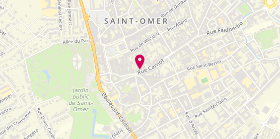 Plan de Dimitri H, 4 Rue Carnot, 62500 Saint-Omer