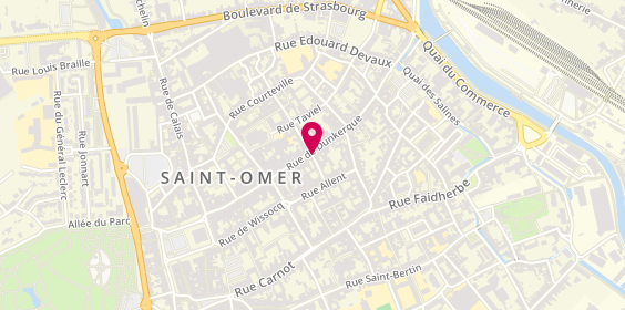 Plan de Feeling, 111 Rue de Dunkerque, 62500 Saint-Omer