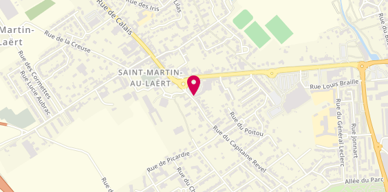 Plan de Salon le Gentleman, 1 place Cotillon Belin, 62500 Saint-Martin-lez-Tatinghem