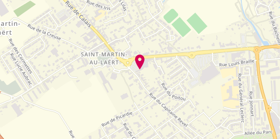 Plan de Les Ciseaux d'Anais, 9 place Cotillon Belin, 62500 Saint-Martin-lez-Tatinghem