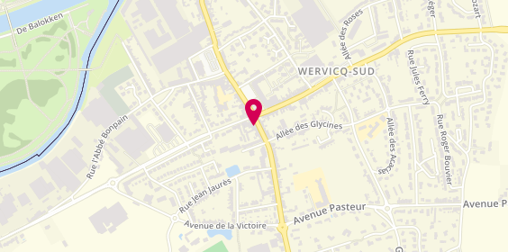 Plan de L'Effrontée, 8 Rue des Frères Hollebecque, 59117 Wervicq-Sud