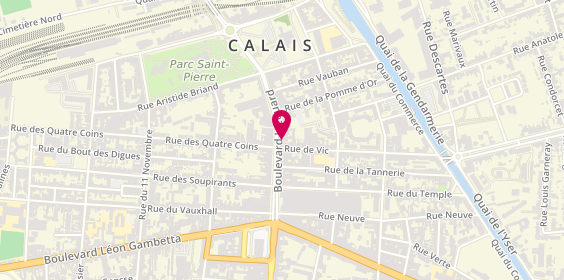 Plan de ROCHES Nicolas, 60 Boulevard Jacquard, 62100 Calais