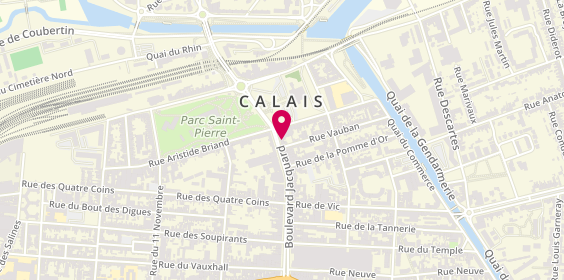 Plan de Ladies & Gentlemen, 112 Boulevard Jacquard, 62100 Calais