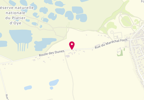 Plan de Isabelle Coiffure A Domicile, 3488 Route Dunes, 62215 Oye-Plage