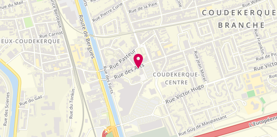 Plan de Anis N Coiffure, 26 Rue des Arts, 59210 Coudekerque-Branche